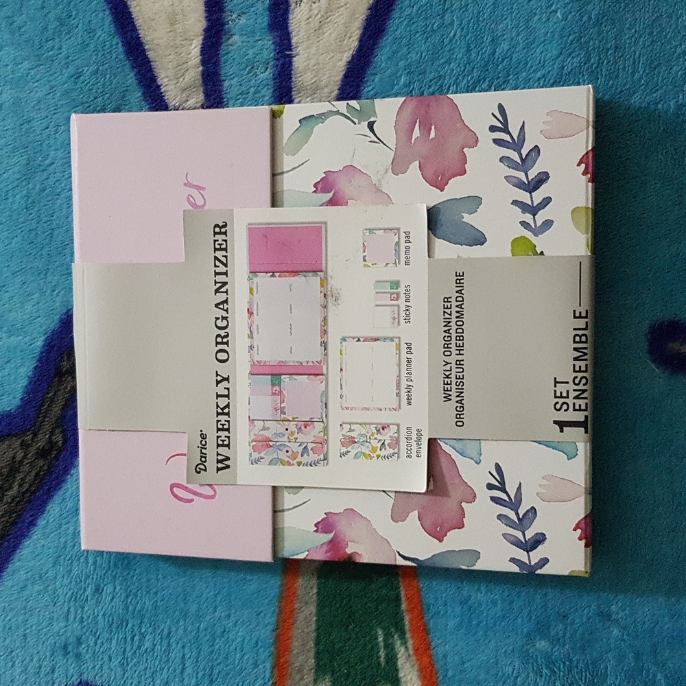 NEW Darice Weekly Organizer